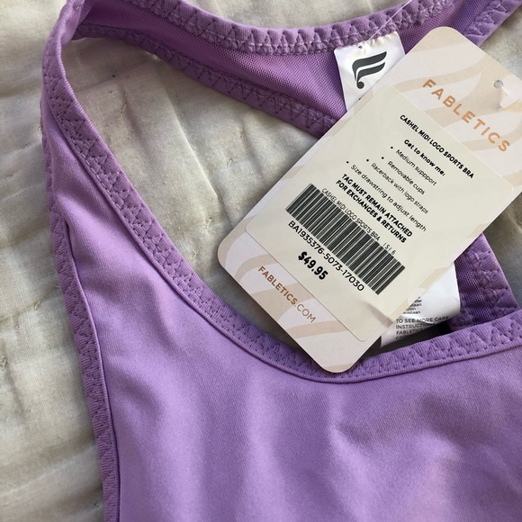Fabletics Purple Sports Set - Picture 3 of 5